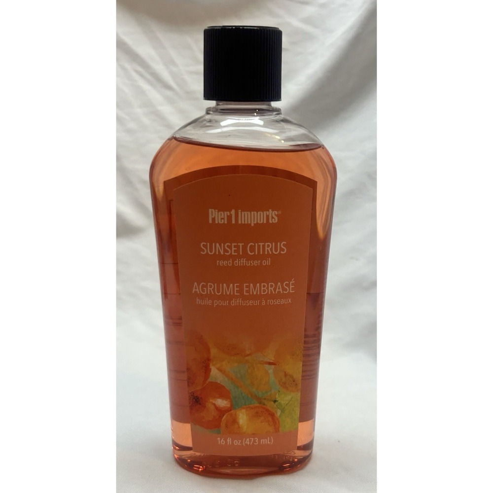 Pier 1 Imports Sunset Citrus Reed Diffuser Refill Oil 16 fl oz New Old Stock
